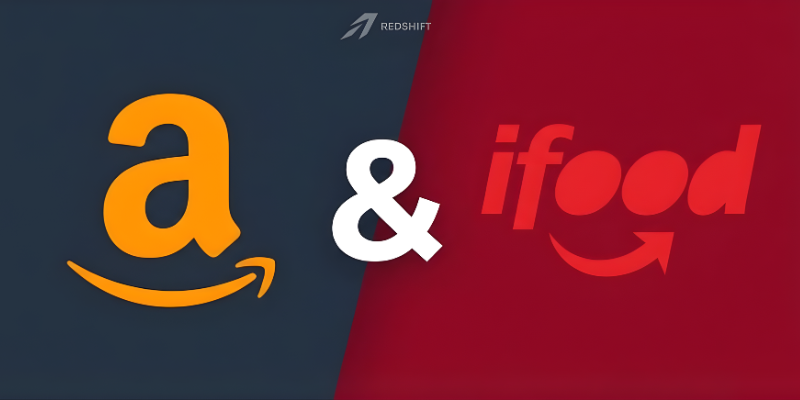 Parceria entre Amazon (Marketplace) e iFood (app de delivery)